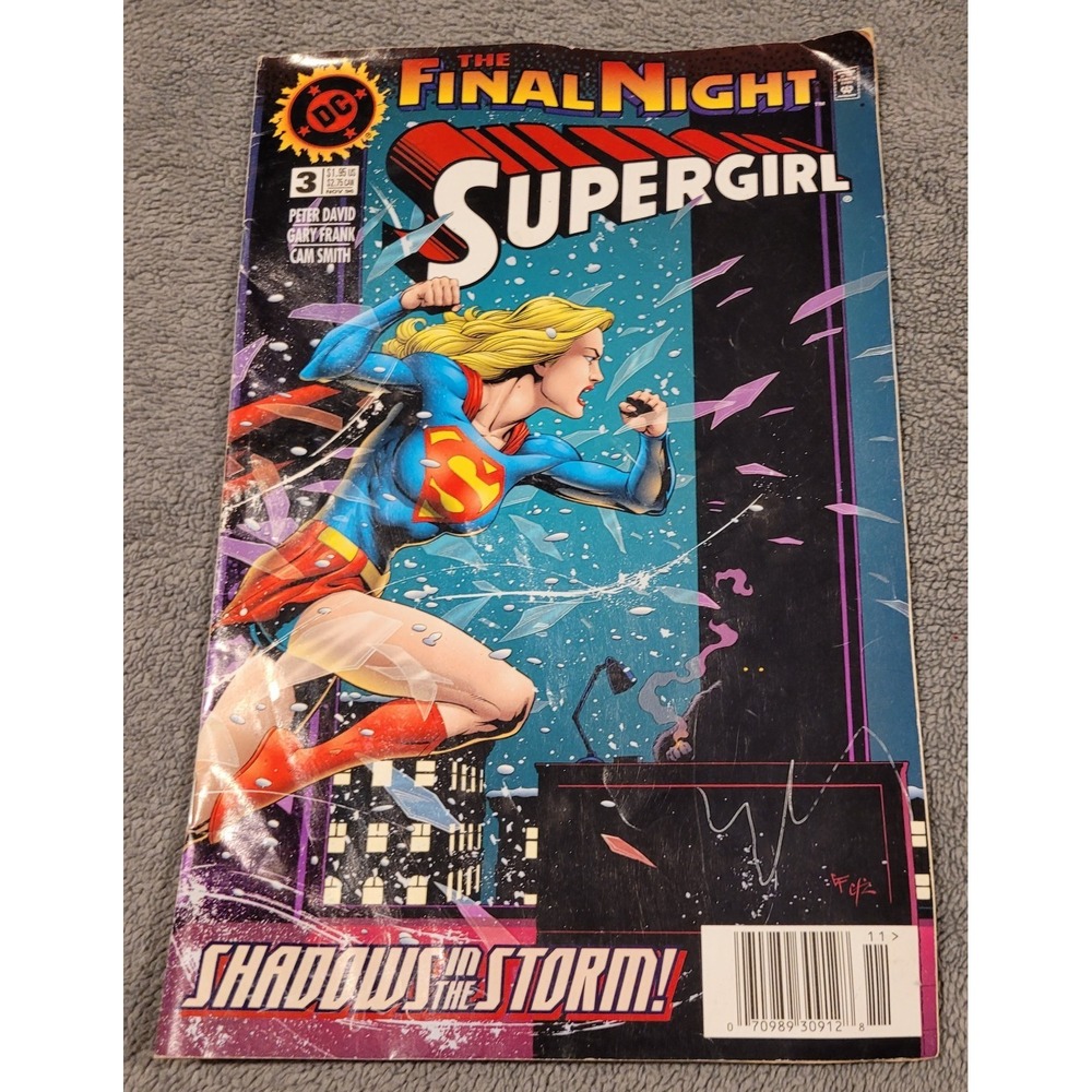 The Final Night Sugergirl DC Comic Shadows In The Storm